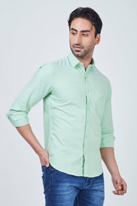 Light Green Plain Shirt