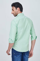 Light Green Plain Shirt