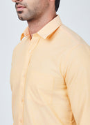 Light Orange Plain Shirt