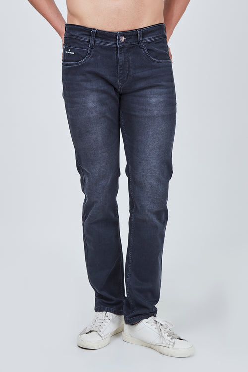 Charcoal with Shaded Blue Narrow Fit Jeans