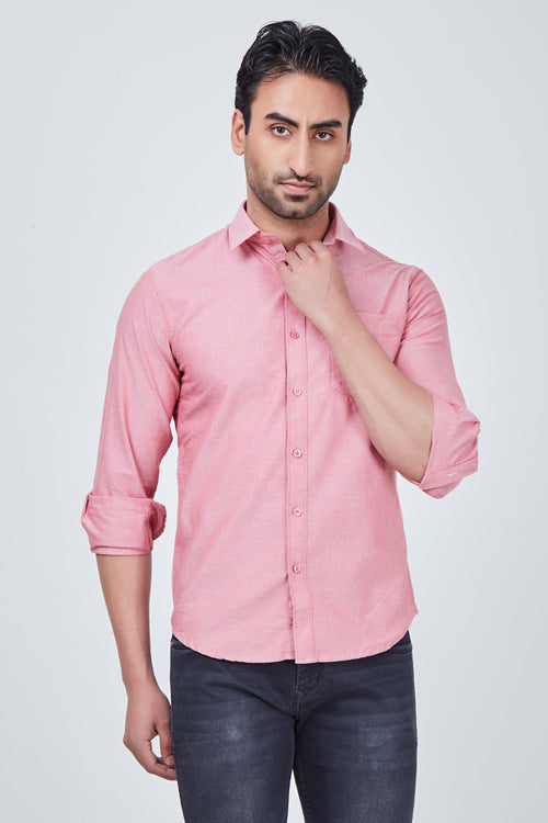 Light Pink Plain Shirt
