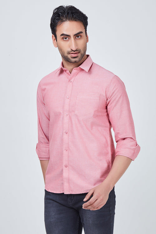 Light Pink Plain Shirt