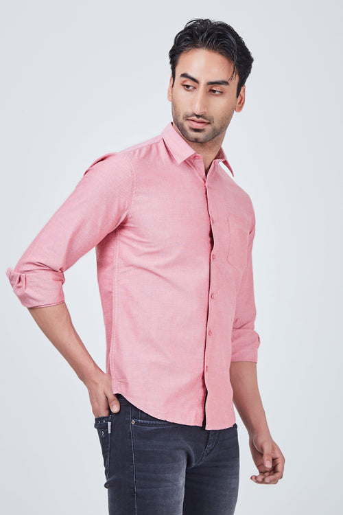 Light Pink Plain Shirt
