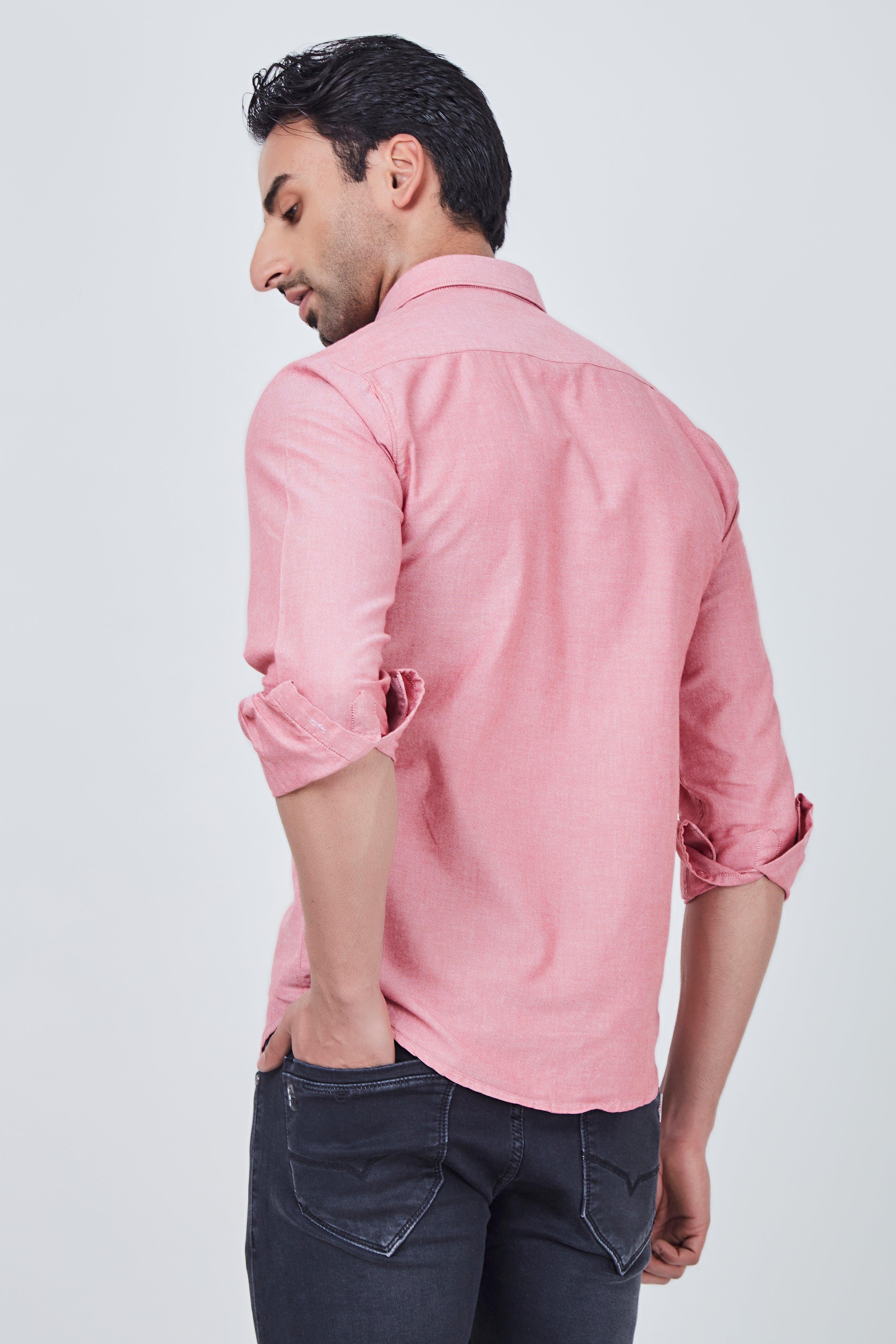 Light Pink Plain Shirt