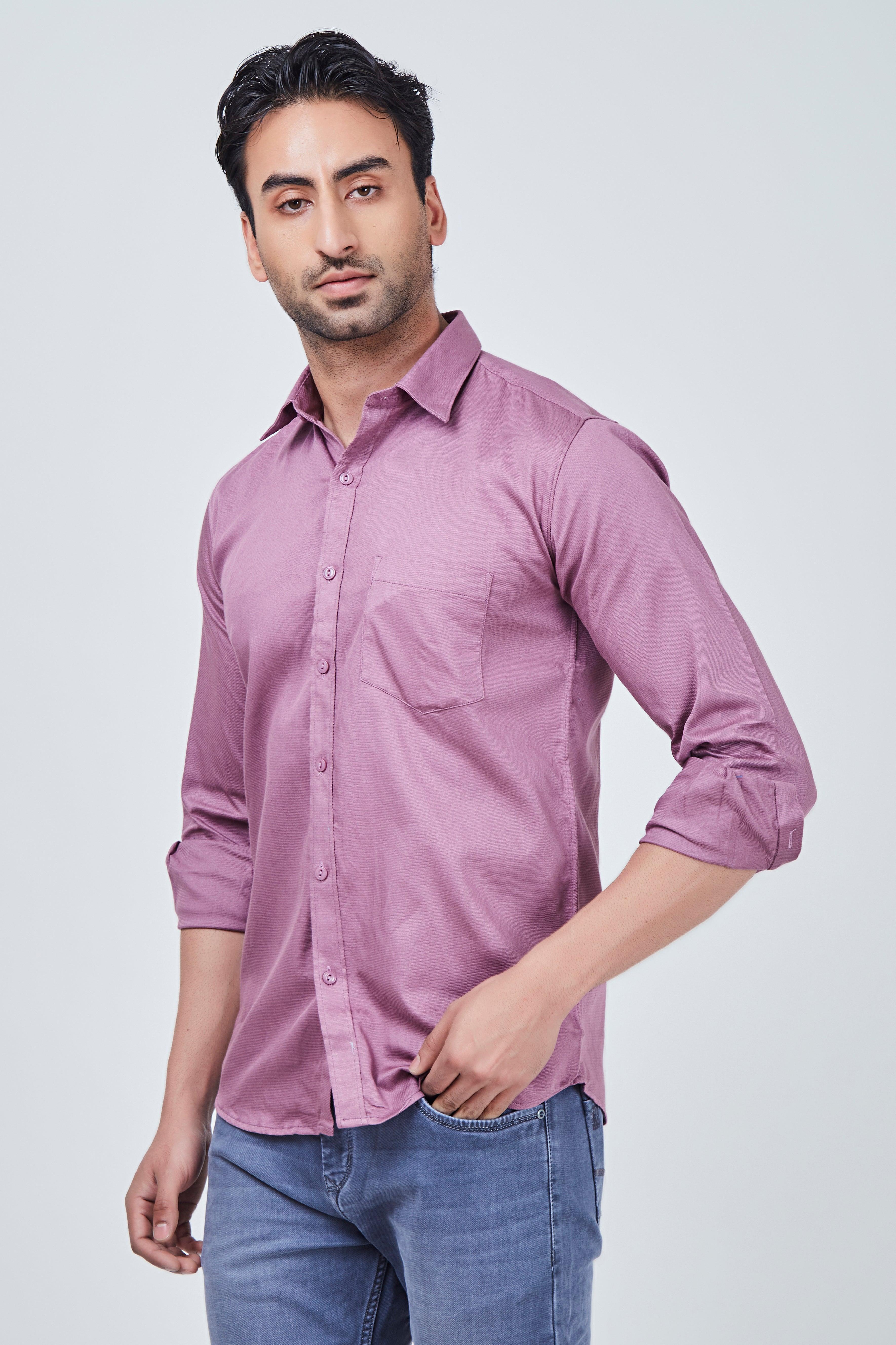 Plum Plain Shirt