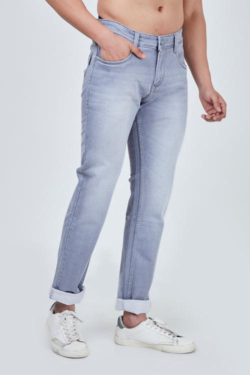 Smoke Grey Narrow Fit Jeans