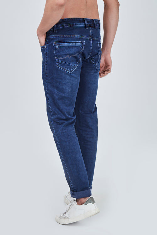 Blue Narrow Fit Denim Jeans