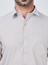 Light Brown Plain Shirt