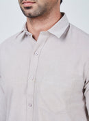 Light Brown Plain Shirt