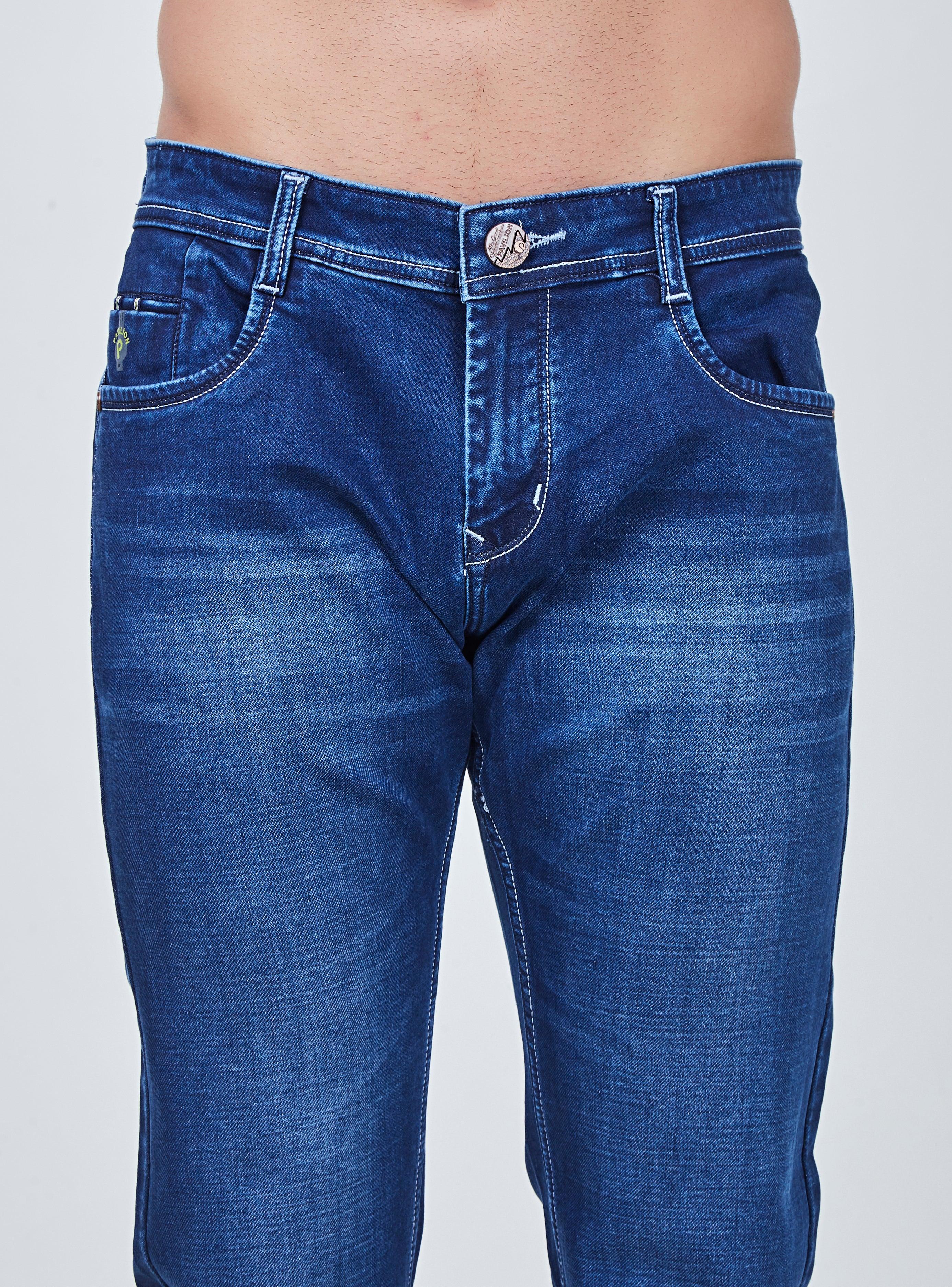 Medium Blue Slim Fit Denim Jeans