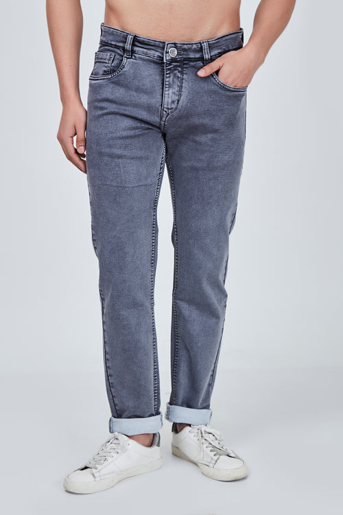 Smoke Grey Narrow Fit Jeans