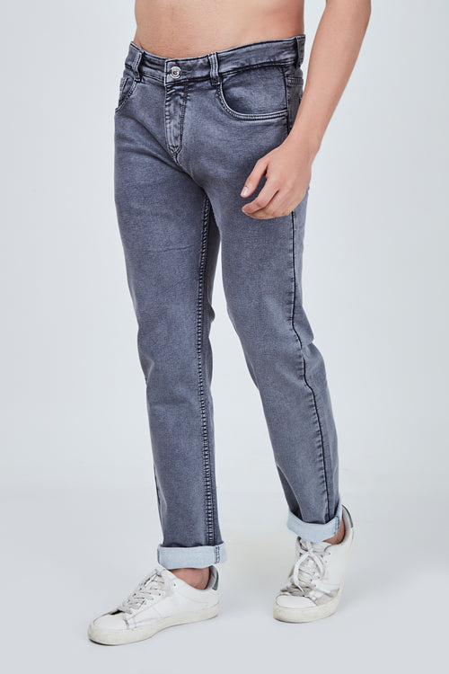 Smoke Grey Narrow Fit Jeans