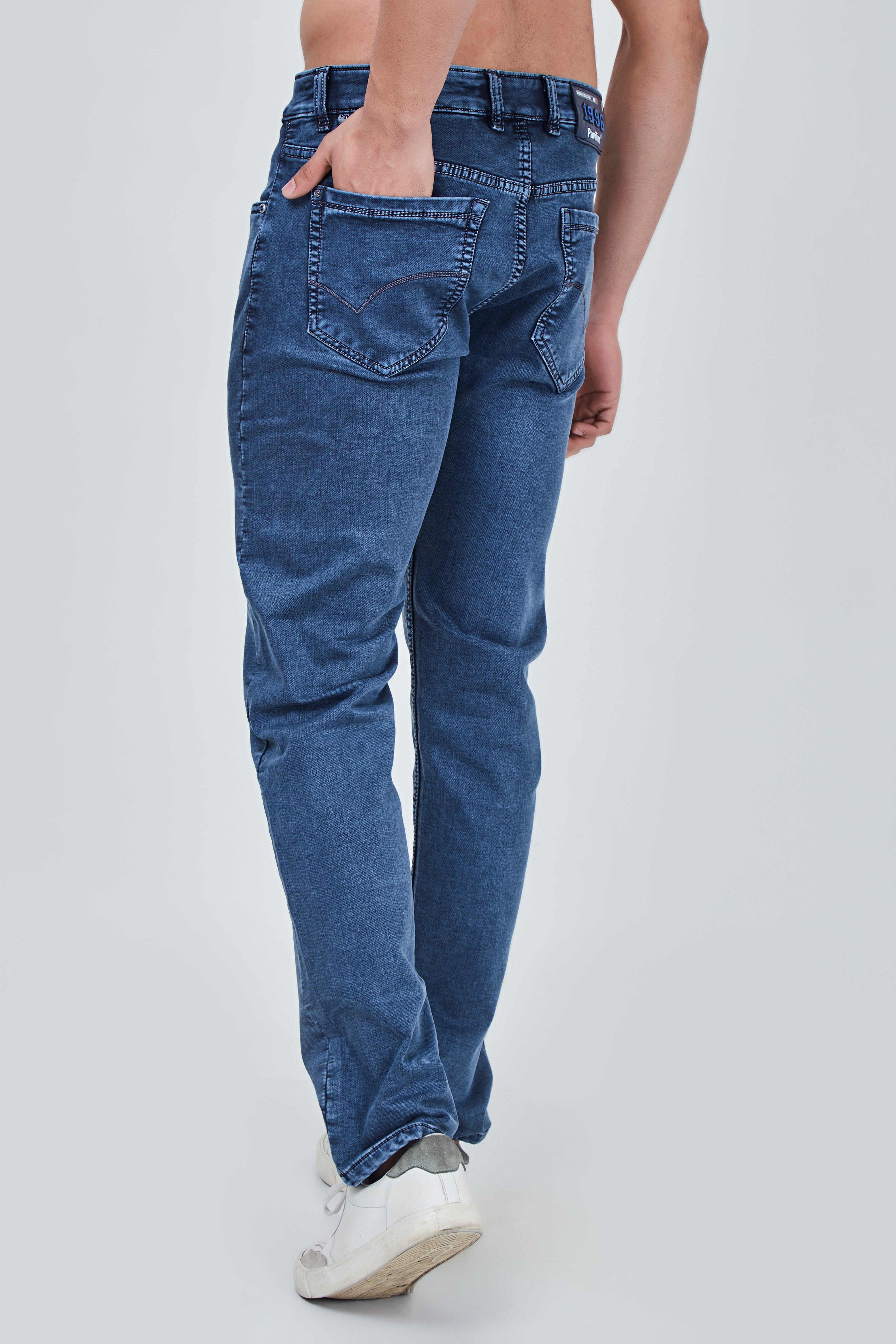 Blue Grey Narrow Fit Jeans