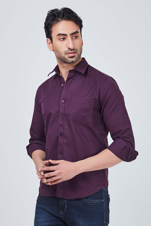 Purple Plain Shirt
