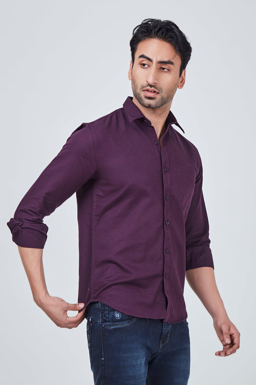 Purple Plain Shirt