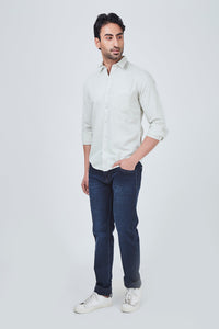 White Smoke Plain Shirt