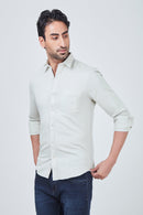 White Smoke Plain Shirt