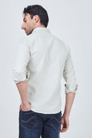 White Smoke Plain Shirt