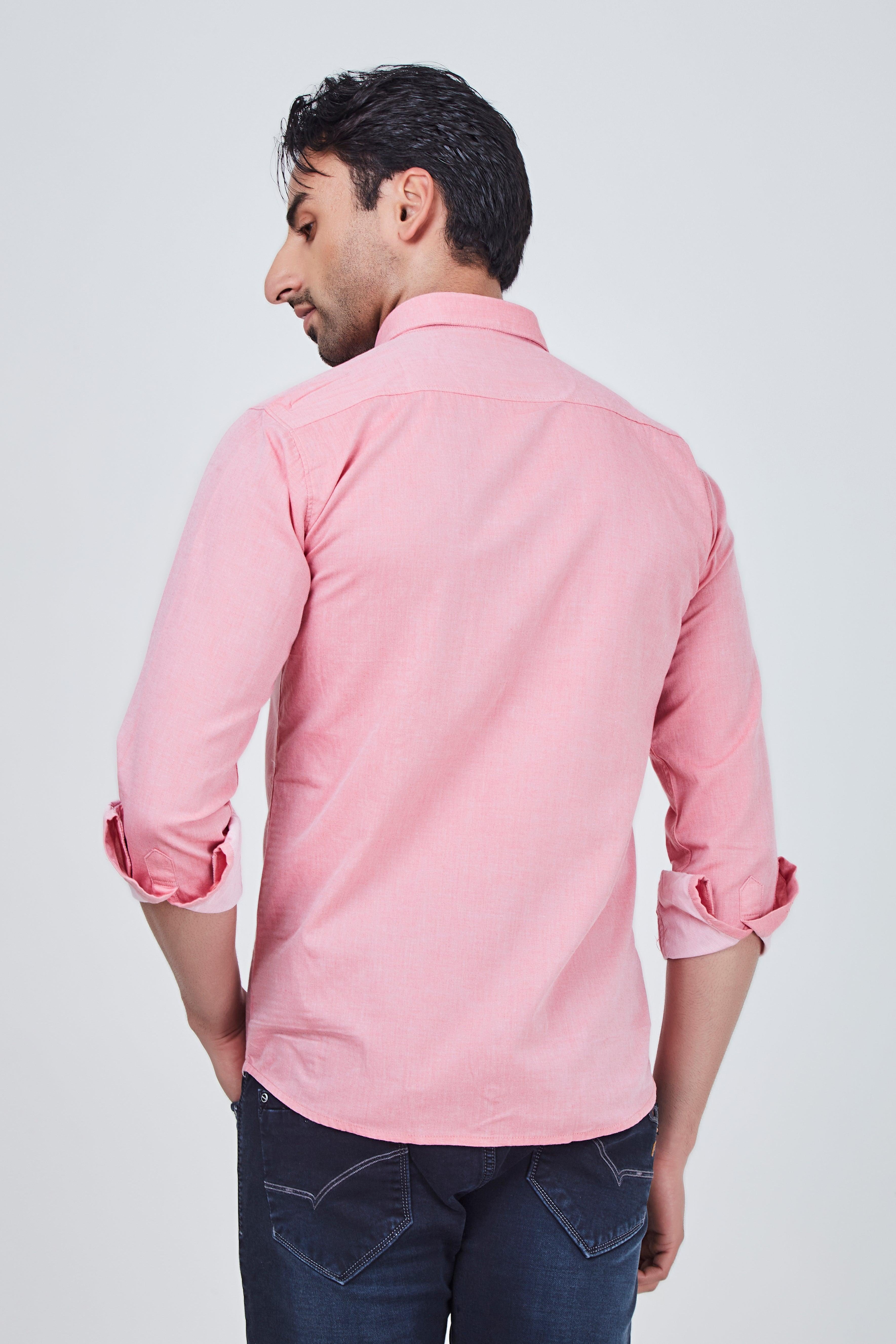 Pink Plain Shirt