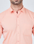 Misty Rose Plain Shirt