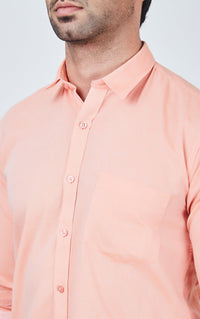 Misty Rose Plain Shirt