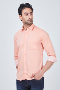 Misty Rose Plain Shirt