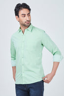 Light Cyan Plain Shirt