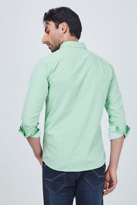 Light Cyan Plain Shirt