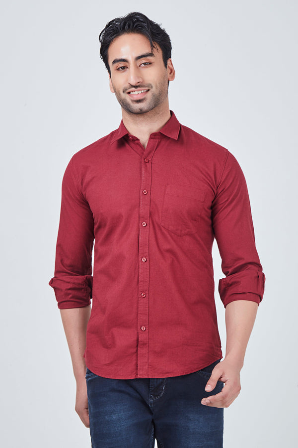 Red Plain Shirt