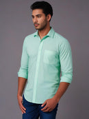 Light Green Plain Shirt