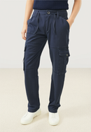 Men's Charcoal Black Narrow Fit Cargo Pants