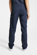 Men's Charcoal Black Narrow Fit Cargo Pants