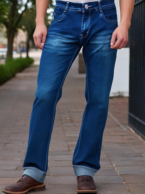 Medium Blue Slim Fit Denim Jeans