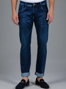 Blue Skinny Jeans with Shaded