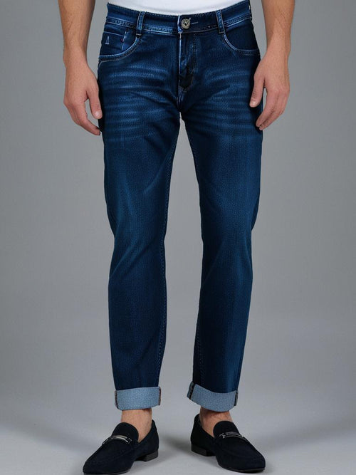 Blue Skinny Jeans with Shaded